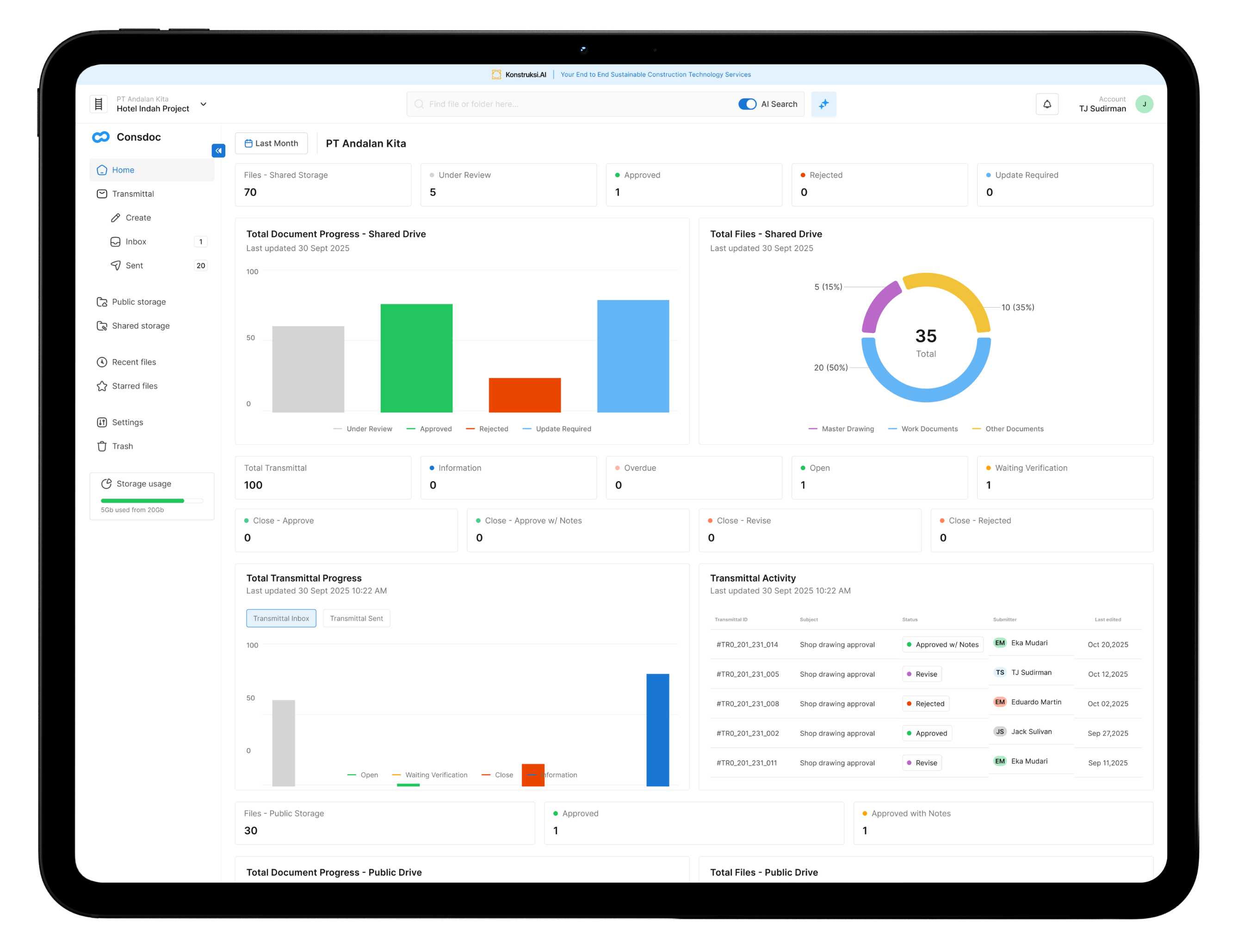 Consdoc document management preview